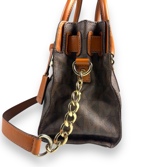 Michael Kors Hamilton Logo Satchel - Picture 9 of 16